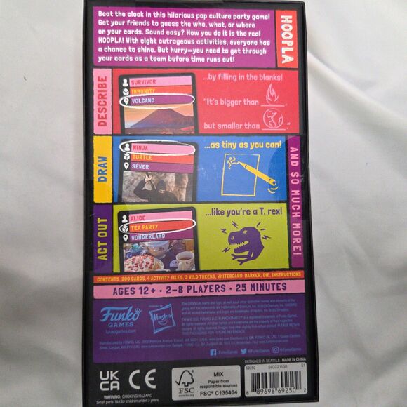 Cranium Hoopla The Hurry & Guess Pop Culture Party Game Ages 12+ 2-8 Players - Picture 2 of 2